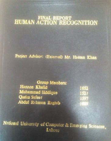 Human action recognition