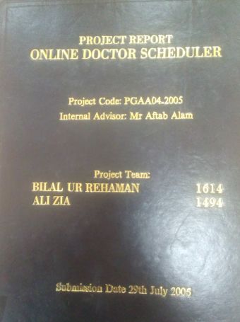 Online doctor scheduler